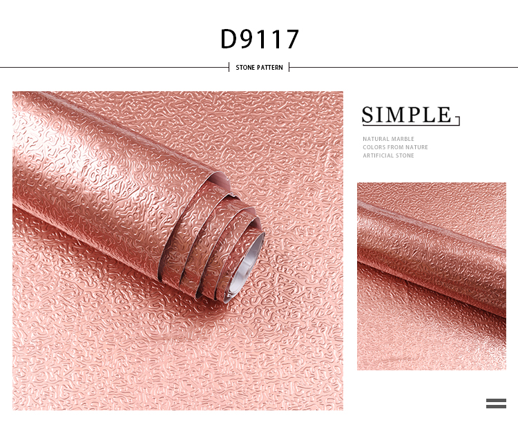 10m Length Removable Wallpaper for Walls Aluminum Foil Peel Stick Self Adhesive