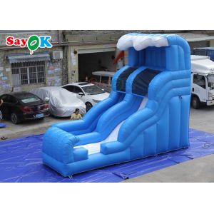 Wet Dry Inflatable Slide Commercial Water Inflatable Slide Bounce Backyard