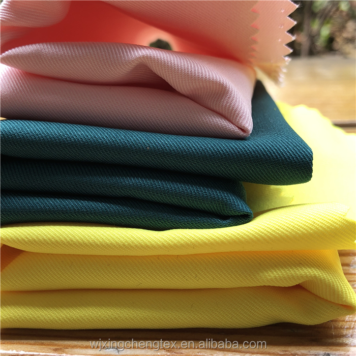 Plain Style 100% Recycled Polyester Fabric GRS Certificated RPET Fabric For Outfits