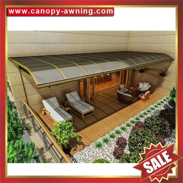 super durable terrace balcony patio polycarbonate alu metal canopy awning