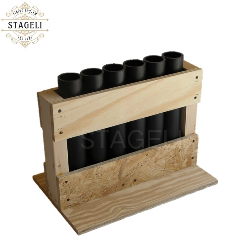 Versatile Wooden Fireworks Frame Racks Display Mortar Racks
