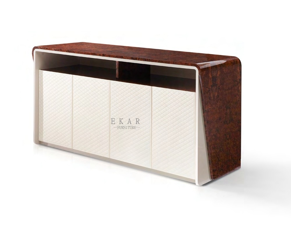 Modern Italian Design Dining Room High Gloss Veneer Sideboard W006D7