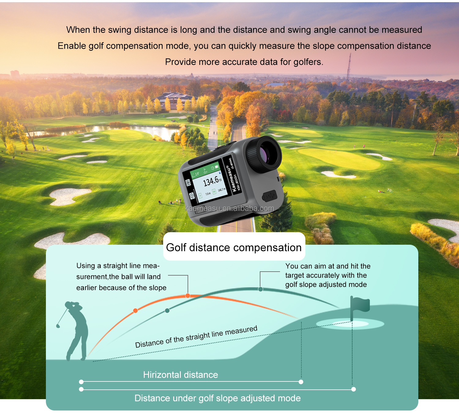 J1200m High Precision Laser Rangefinder Multifunction Device for Real Estate Engineering