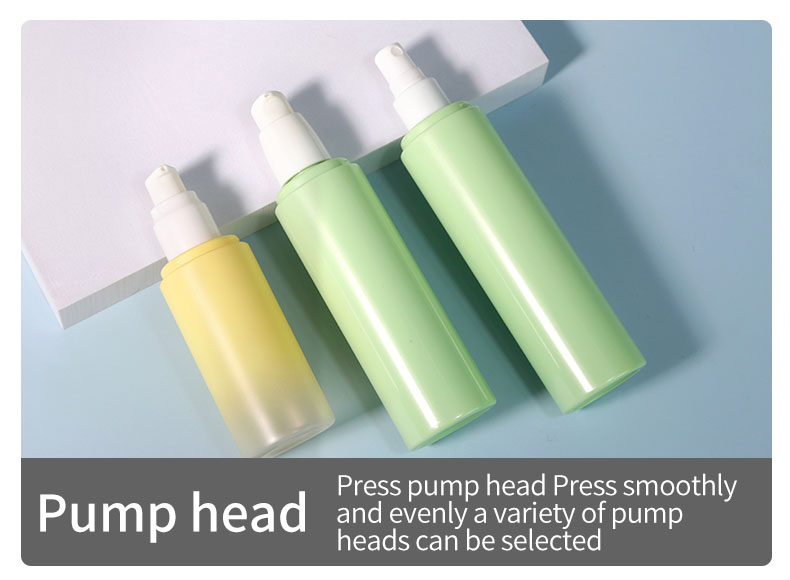 120ml 150ml Lotion Pump Bottle , Empty Plastic Bottles Silk Screen Printed For Makeup Tools