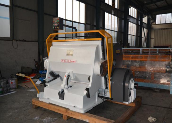 High Efficiency Corrugated Box Die Cutting Machine , Manual Creasing Machine