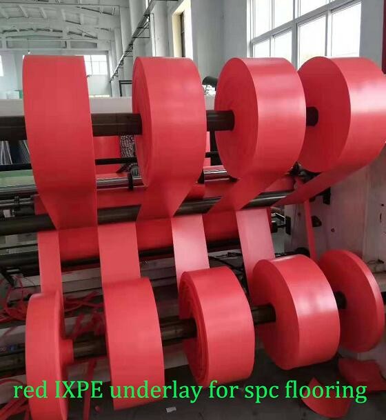 IXPE Polyethylene Foam Sound Proof Vinyl Plank Floor Underlayment 66kg/M3