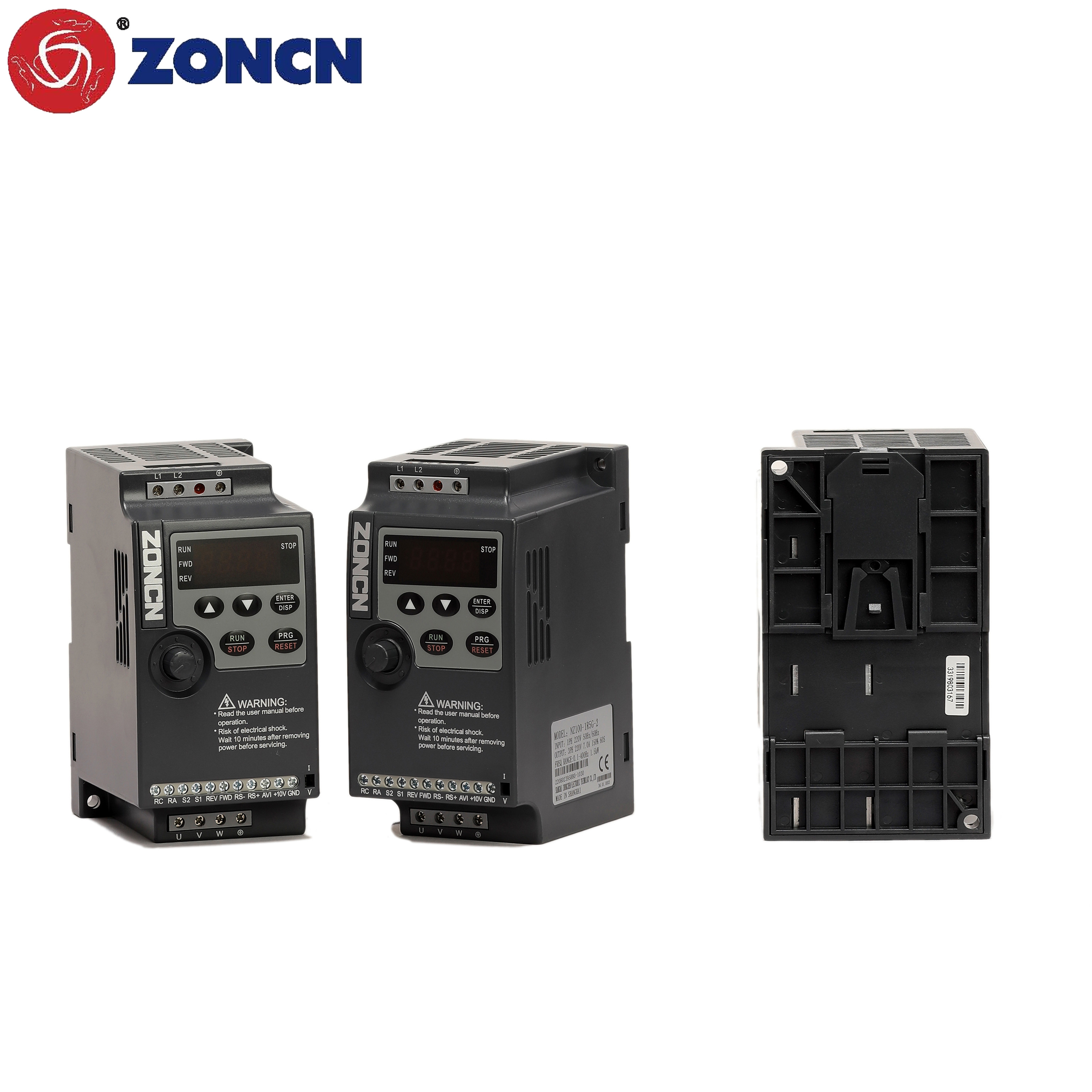 ZONCN NZ100 220V 0.4KW Low Voltage Inverter 1PH Customized
