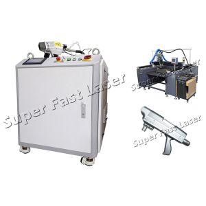 High Efficiency Laser Cleaning System 500w Heavey Rust Removal Machine