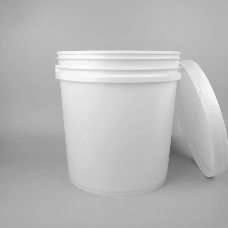 4.5 Gallon Round Plastic Bucket White Plastic Pail With ISO9001 Certification