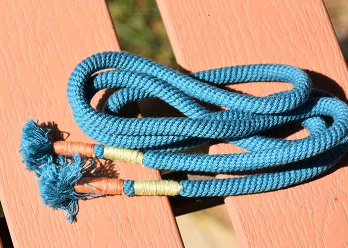 Woven Yarn Head 6mm Round Cotton Drawstring Cord For Garments