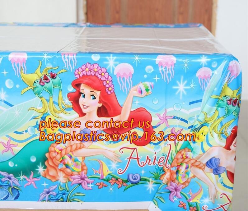 WHOLESALE DISPOSABLE PE PRINTED POLKA DOTS PARTY TABLE CLOTH, TABLE COVER,1PCS/BAG,600BAGS/CTN,SEASONAL PACKAGING TPU EV
