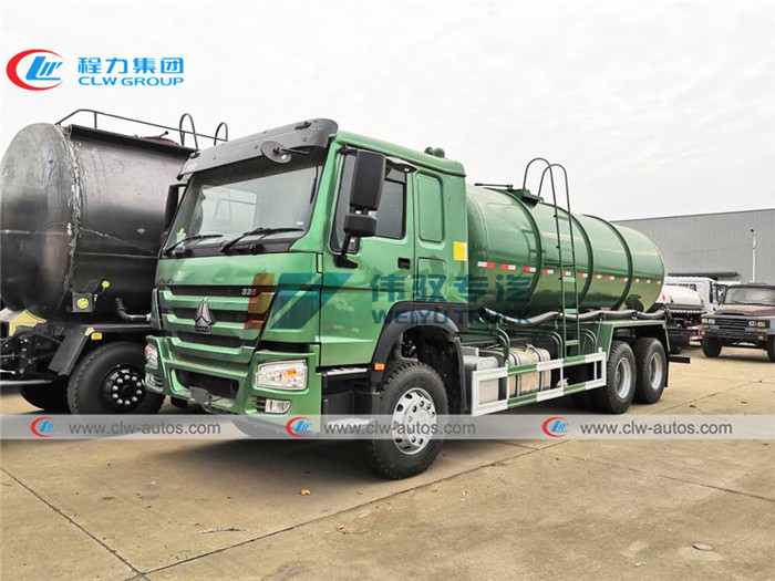 5000 Gallons Howo 336HP sewer cleaning truck With Moro Kaiser Pump