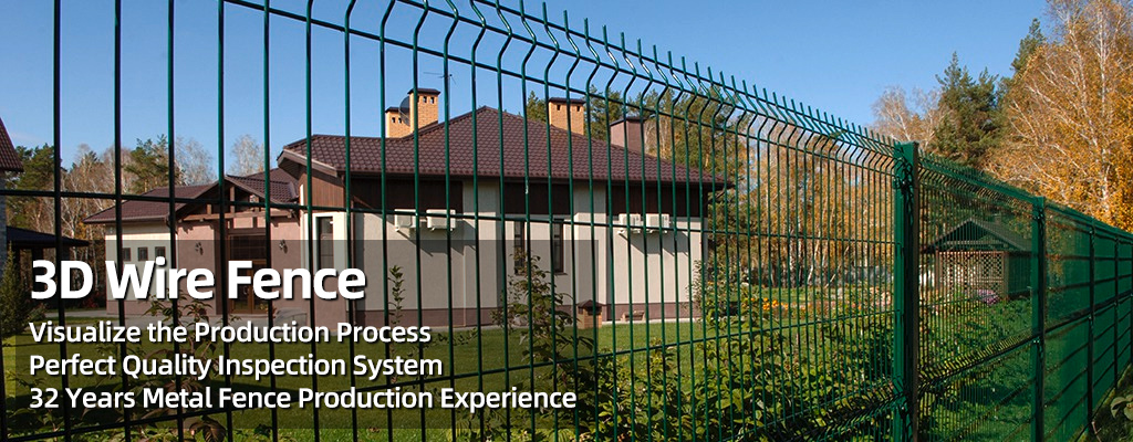 Curved Welded Wire Mesh Hot Dipped 3d Curved Triangle Bended Fence