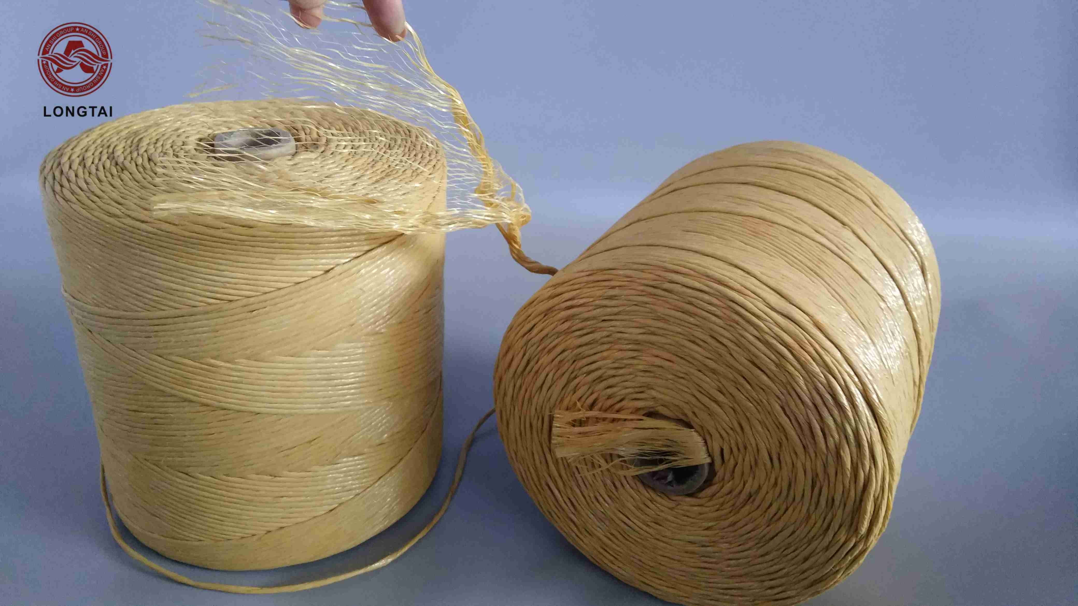 22500 Denier Black Banana Twine Virgin PP Material Twisted and UV Protection 4KG Roll
