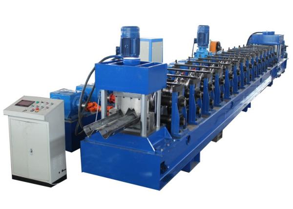 Metal W Plate Making Highway Guardrail Roll Form Machine With BeamThrie Beam