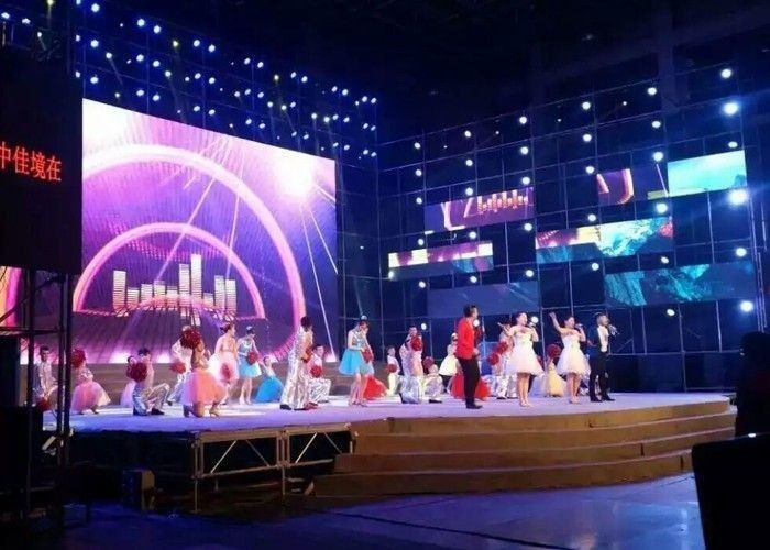Low Noise P4.81mm 500*1000mm Cabinet LED Stage Screen Rental Excellent Heat Dissipation Design