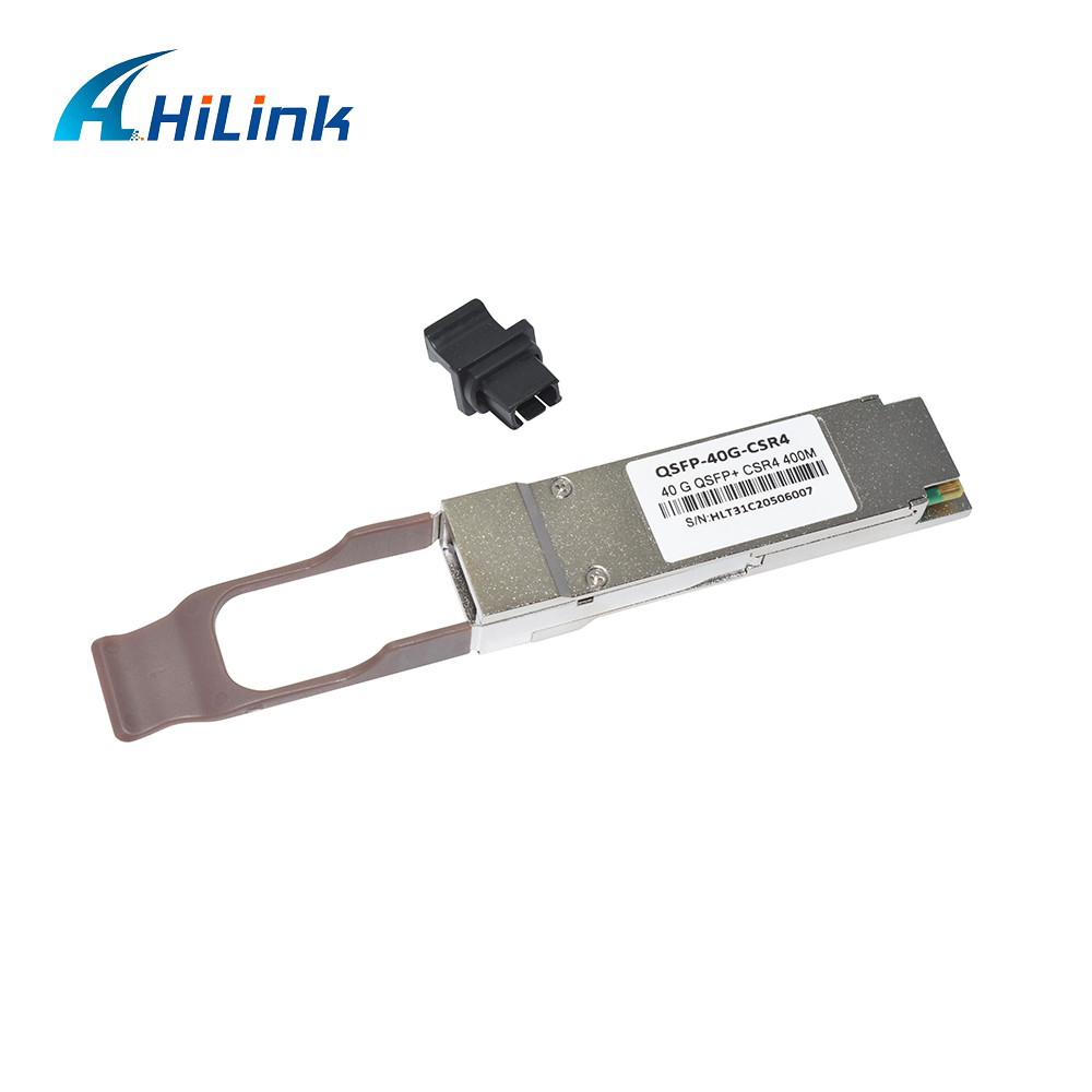 Dual LC Ethernet Optical Transceivers QSFP+ 40G CSR4 400M Reach MMF 850nm