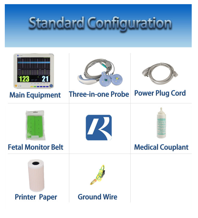 Hospital Pregnant Women Cardiotocography Ctg Machine Maternal Fetal Monitor