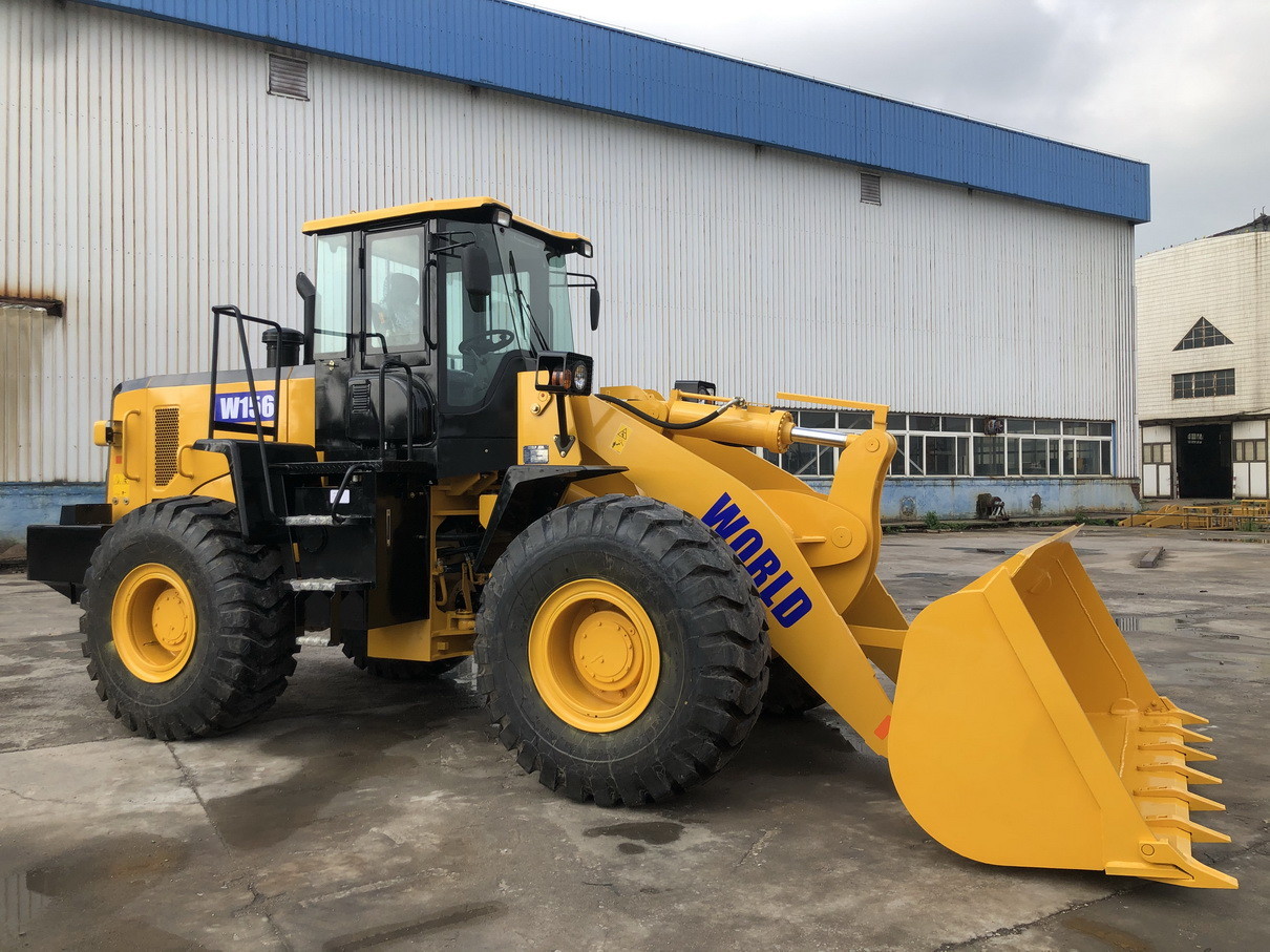 Max. 1200mm Dumping Reach Wheel Loader With 162KW Rated Power For Mining