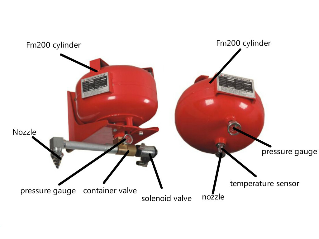 Hanging Hfc-227ea Extinguishing System with Electrical Actuator