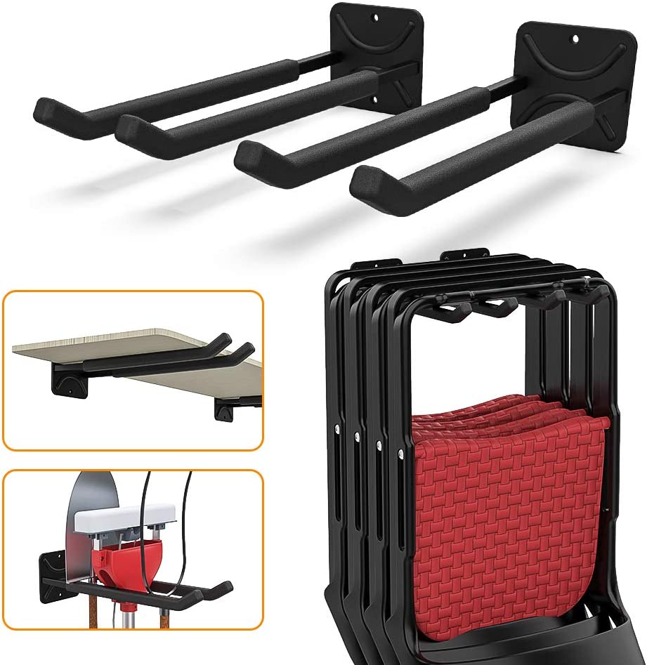 Flexible Hose Support Items Heavy Duty Garage Hooks for Car Tires Power Tools and Bikes
