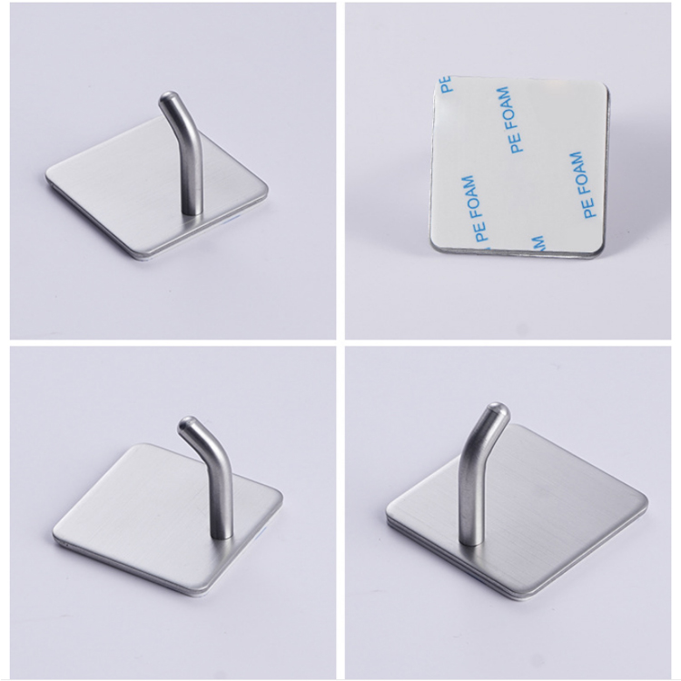 Strong Self Adhesive Wall Hooks Hangers / Over The Door Towel Hook