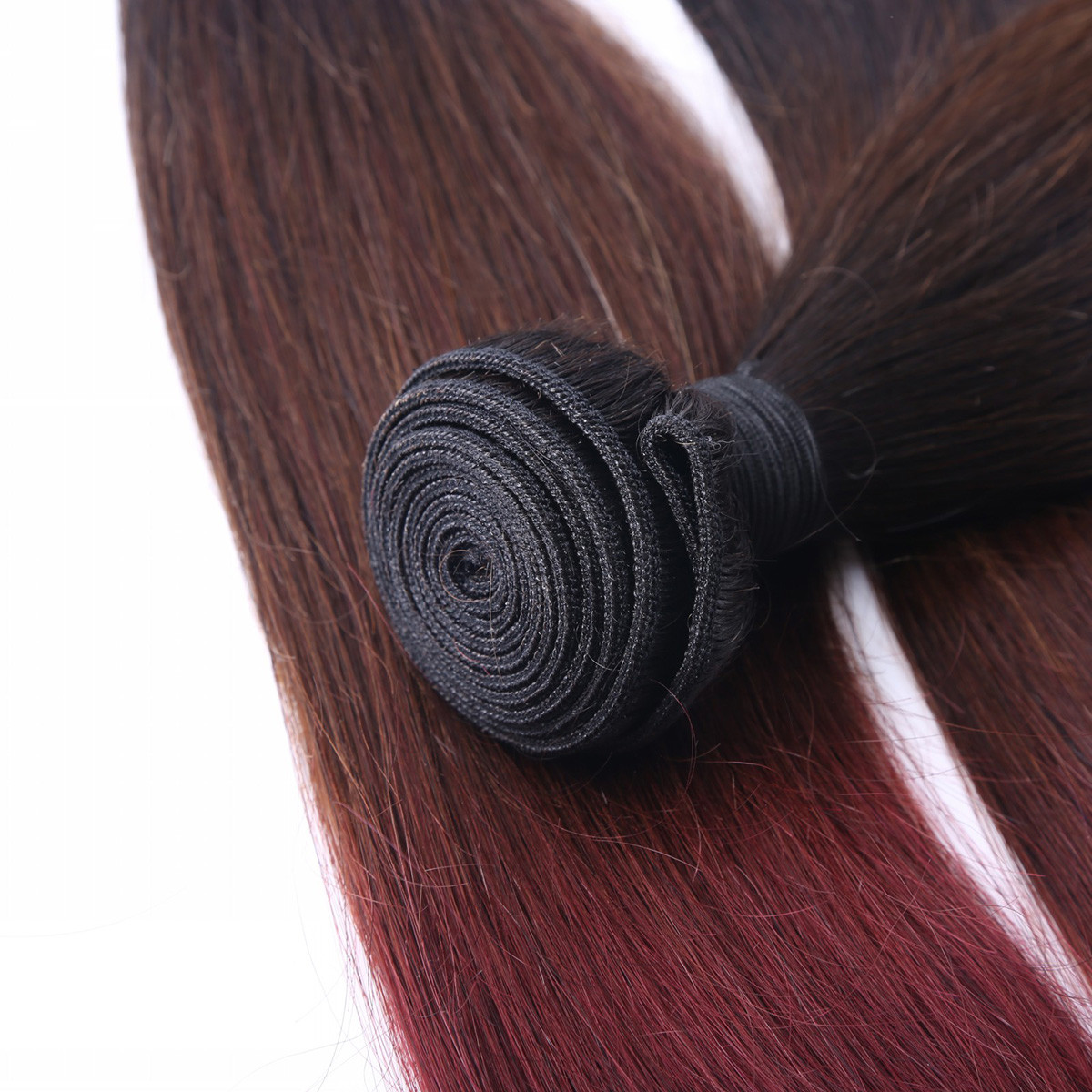2017 Fashion 8A Grade Thick Hair Ombre 3 Color Silky Straight Brazilian Remy Hair Bundles