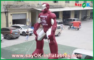 China Durable Inflatable Iron Man / Spider Man Cartoon Character Hero For Event on sale