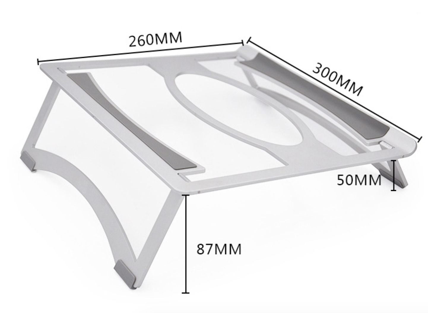 Custom CNC Lathe Machining Metal Laptop Stand Aluminum Cell Phone Stand 3.0mm