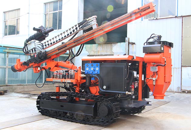 Road Building Hydraulic Crawler Mining Rock Drilling Machine