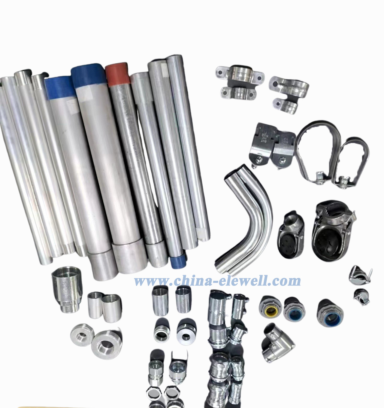 Metal EMT Cable Conduit Pipe RSC 1 Inch For Protecting Electrical Wiring
