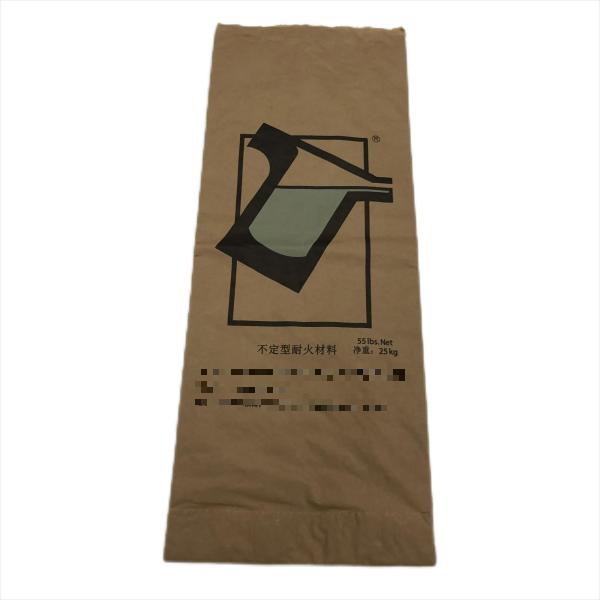 25kg Paper Pbom Bag Mouth Heat Sealed For Packaging Building Materials And