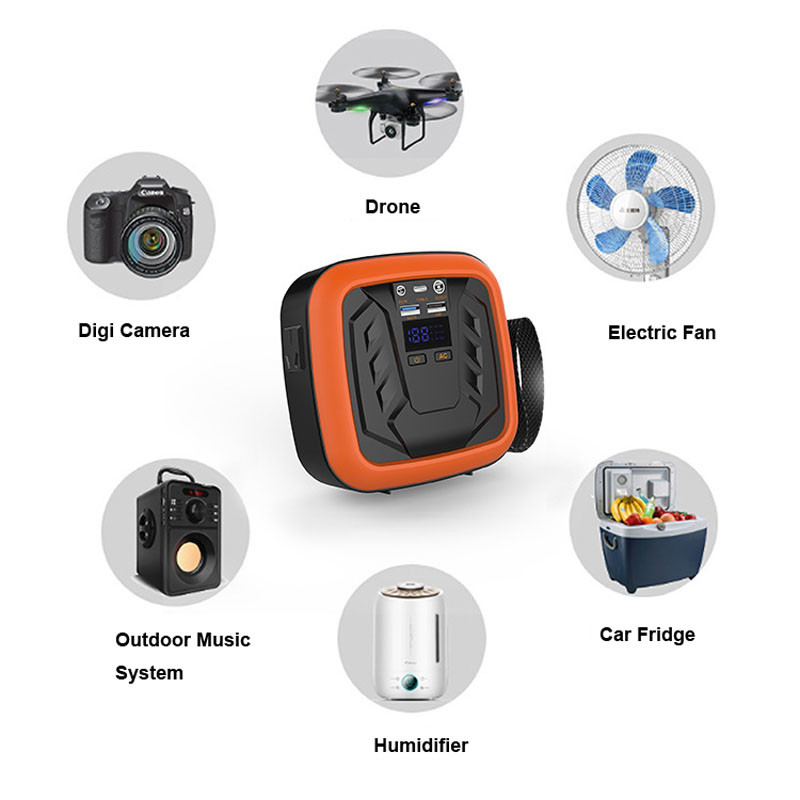 20000mAh 80W Outdoor Power Charger Station For Travel Camping