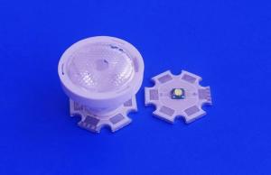  Bead surface Spot Light Lens / Pmma LED Lens with Cone holder Manufactures