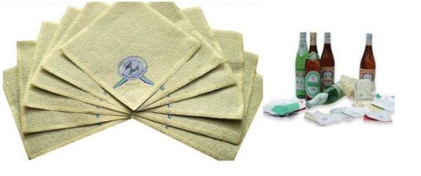 Self - adhesive remove beer bottle labels metallized paper for beer label