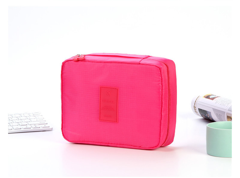 Wholeslae Custom Pure Color Blank Storage Wash Bag For Cosmetic