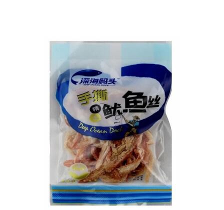 Printed Food Grade Dried Seafood k Plastic Packaging Bag