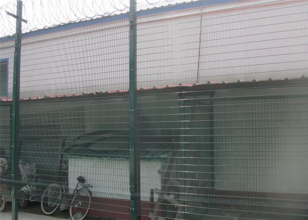 Metal Materials Green / Steel 358 Mesh Fencing 500g/M2 Zinc Coating Anti