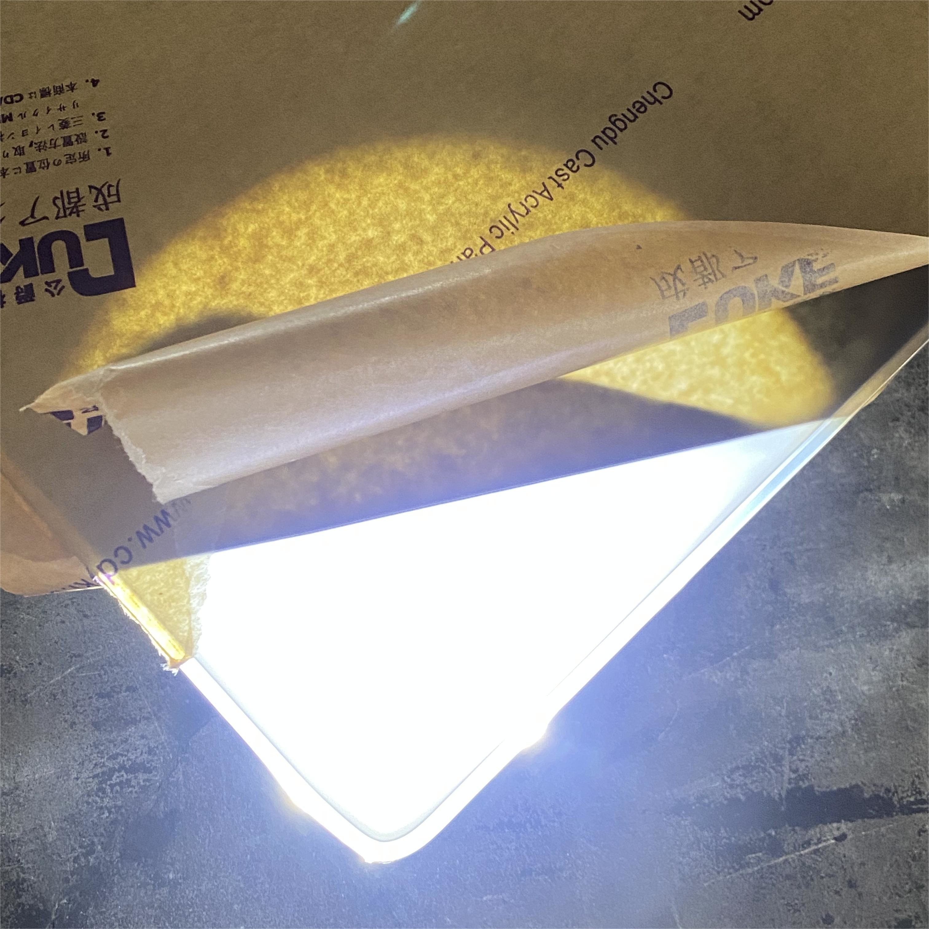 Custom Mirror Matte Uv Light Resistance Day Night Acrylic Sheet For Advertising