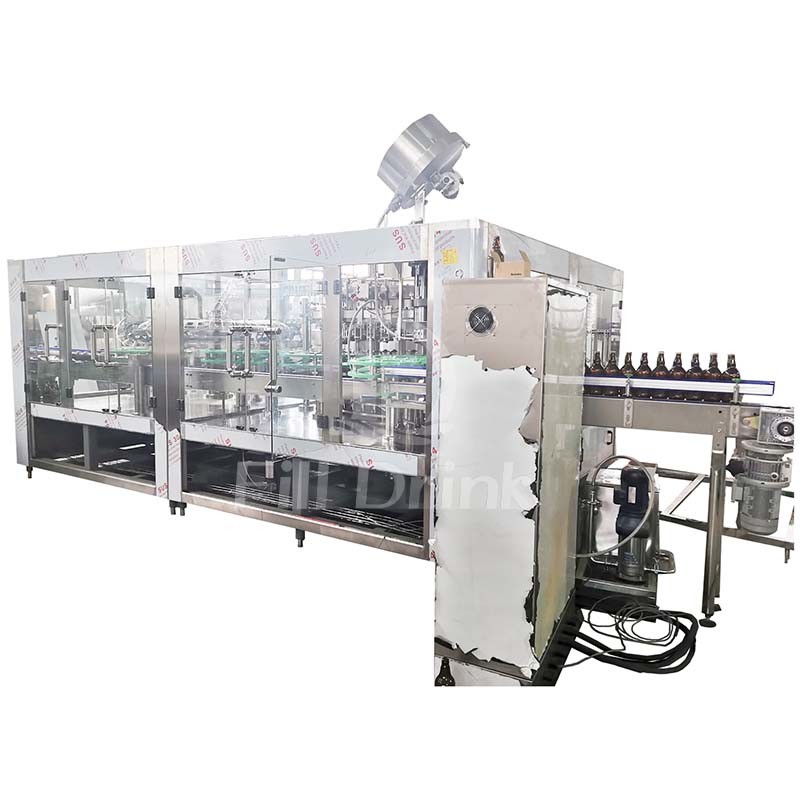 20mm Liquid Tank Automatic Beer Bottling Machine CIP Cleaning Small Beer Bottling Line