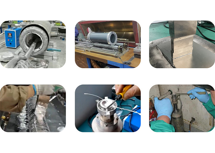 ITO Glass Replacing Manual Cylindrical Indium Coating 20Khz Ultrasonic Technology