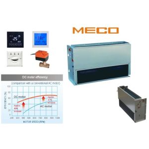  High Rigidity Chilled Water Fan Coil Unit No Casing Type 800CFM 2TR With Metal Blower Manufactures