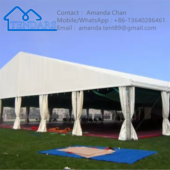Large Luxury Customizable Aluminum Frame White Wedding Marquee Tents For Outdoor Events