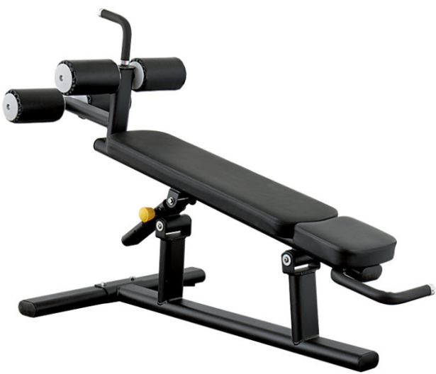 Adjustable Bench Commercial Gym Equipment for Back Extension and ABS Machine Pin Load Selection Options