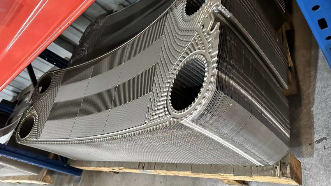 APV / SPX Plate Fin Type Heat Exchanger Heat Transfer Plates