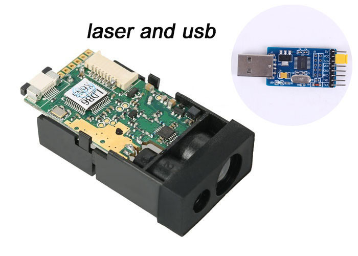 M703A USB Laser Distance Sensor Module With Connector 1mm High Accuracy
