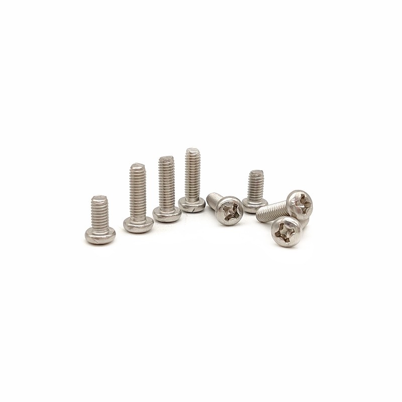 Custom Pan Head Precision Mechanical Screw Crown Machining Stainless Steel Cross