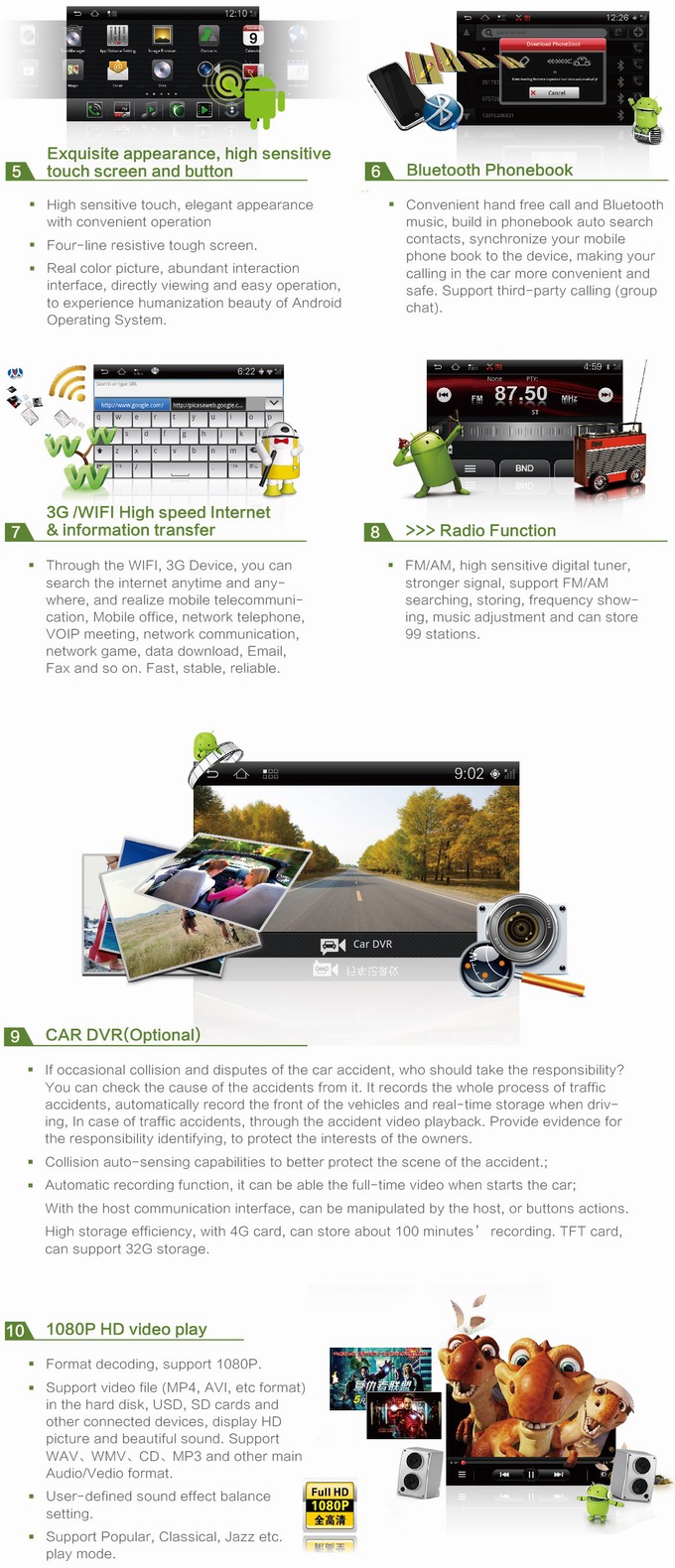 Ouchuangbo Pure Android 4.0 Car Radio GPS Navi for Kia K5 /Optima 2011-2012 3G Wifi DVD BT EQ S150 System OCB-091C