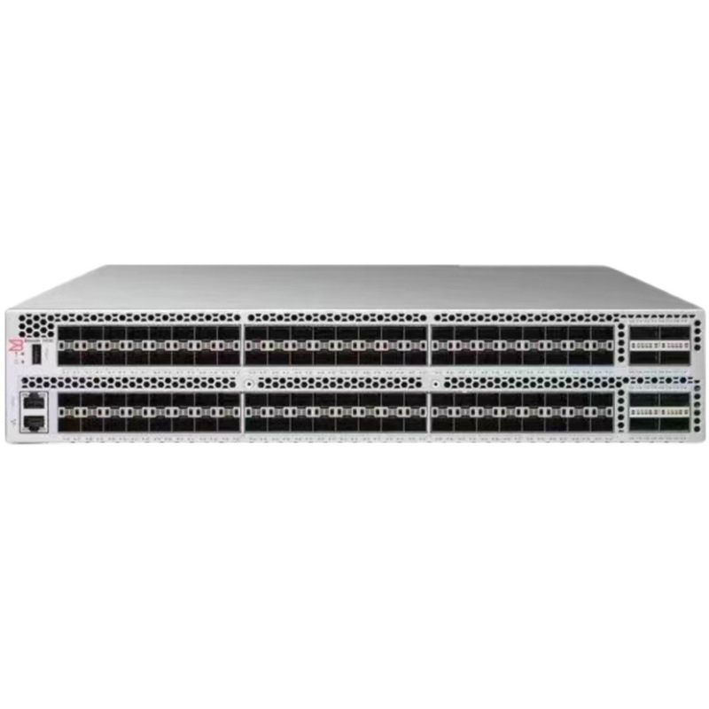 96 SFP Ports 32G Fibre Channel 8 QSFP Ports Brocade G630 Active Dual Power Supply Switch