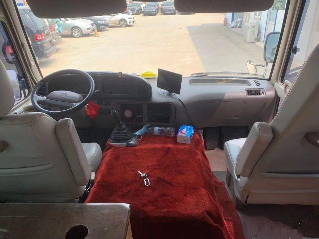 20 Seats Used Coaster Bus Used Mini Bus Toyota Coaster Bus With 2TR Gasoline Engine 2007 Year Left Hand Steering